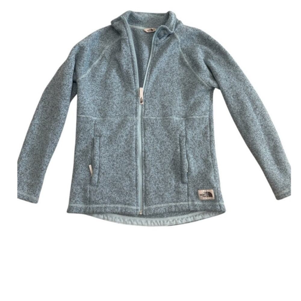 The North Face large 14 16 girls full zip fleece jacket C 3158